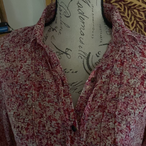 Vintage Eddie Bauer Button-Down, Adjustable Full-Length or 3/4 Sleeve Blouse - Picture 2 of 15